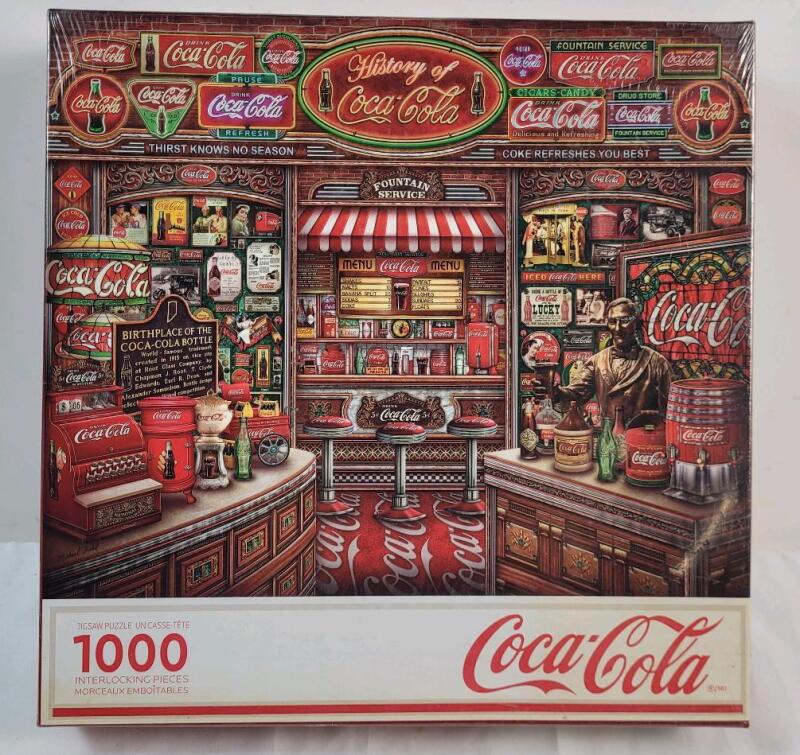 New , Sealed - Coca-Cola 1000pc. Puzzle