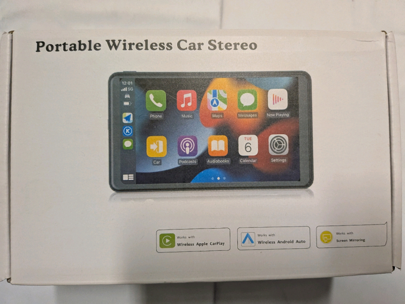 New Portable Wireless Car Stereo.