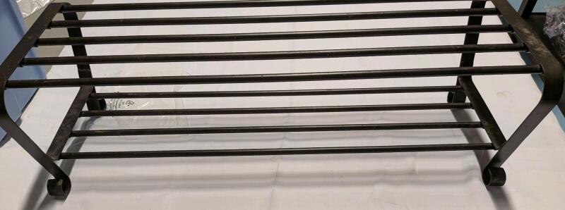 Shoe Rack. 35.5" Long 13" Wide, 11.5" Tall