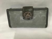 Coach Signature Canvas Wallet