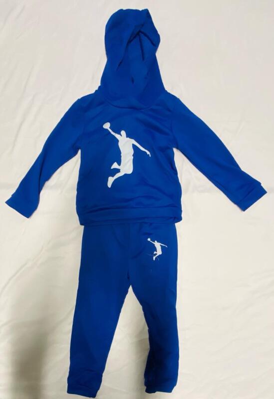 New Kids 7Y Blue Basketball Hoodie and Sweat Pants