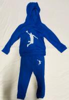 New Kids 7Y Blue Basketball Hoodie and Sweat Pants