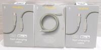 3 New Heyday Lightning to USB-C Fast Charging Cables