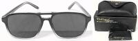 New Dollger Retro Aviator Sunglasses With Soft Case & Cleaning Cloth