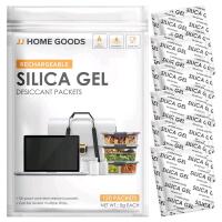 120 New Packets JJ Care Rechargeable Silica Gel Dessicant Packets, 2 Packages of 60, 5g Each