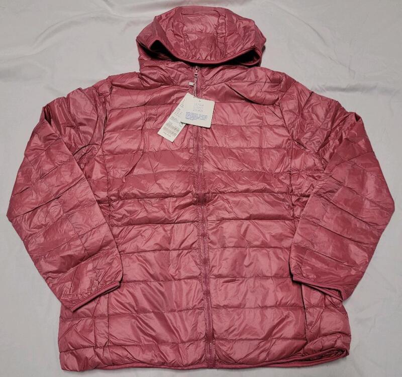 New Women's Sz. 3XL Ultra Light Down Spring / Fall Jacket , Pink