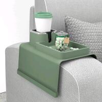 New LINGSFIRE Sofa Cup Holder Armrest Cup Holder Silicone Couch Tray Temperature Resistant & Anti-Slip For Armrests That Are 6" Wide Minimum