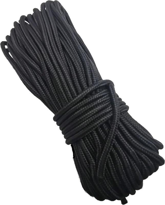 New 100FT Braided Nylon Braided, All Purpose Flagline Rope High Strength and Excellent Shock Absorption, Good for Tie, Pull, Swing Knot Tarps Tie-Downs, Clotheslines... etc