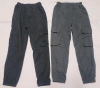 New - Kids Sz. 18"&times;20" Black & Grey Track Pants .