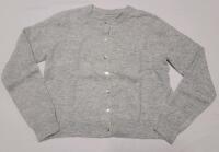 New Women's Sz. Medium Grey Button Down Sweater .