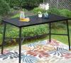 As New in Box Phi Villa patio dining table, model numbers PV-451 and PV-451-S, Black