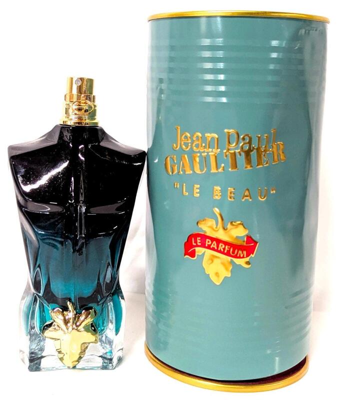 WOW!! New Jean Paul Gaultier "Le Beau Le Parfum" Eau De Parfum Intense - 125ml Natural Spray. Retails for $170, Removed From Can To Check Contents Due To Denting