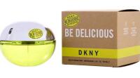 New - DKNY " Be Delicious " Fruity-Floral Green Apple Scent Perfume . 3.2fl. oz. (100ml) Bottle