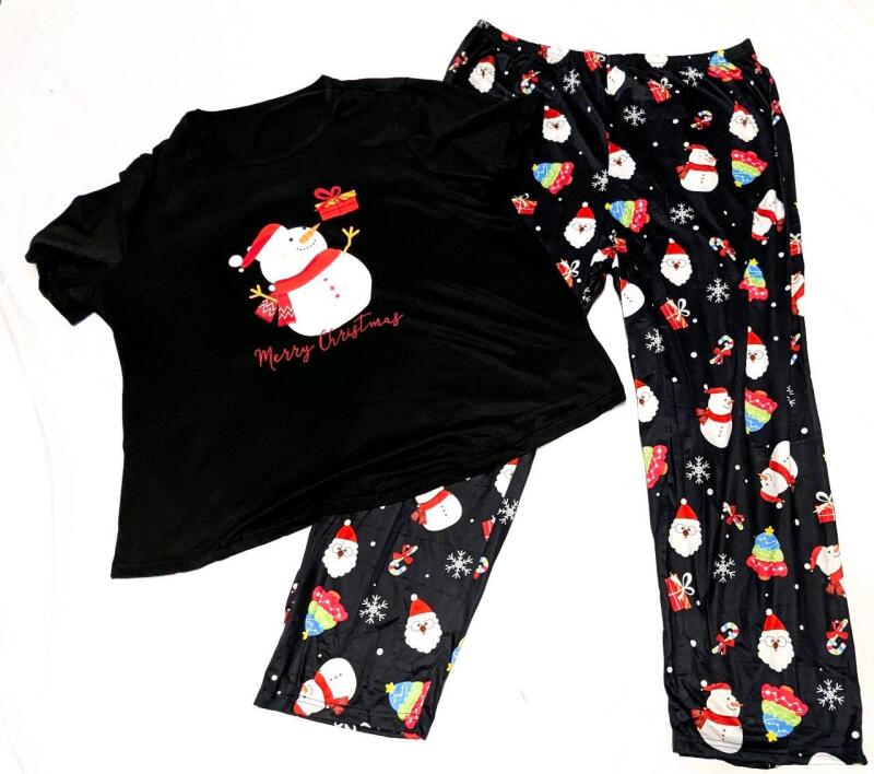 New Size 1XL Women's 2-Piece Christmas Pajama Set