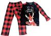 New Child Size 4 Merry Christmas Reindeer 2-Piece Pajama Set