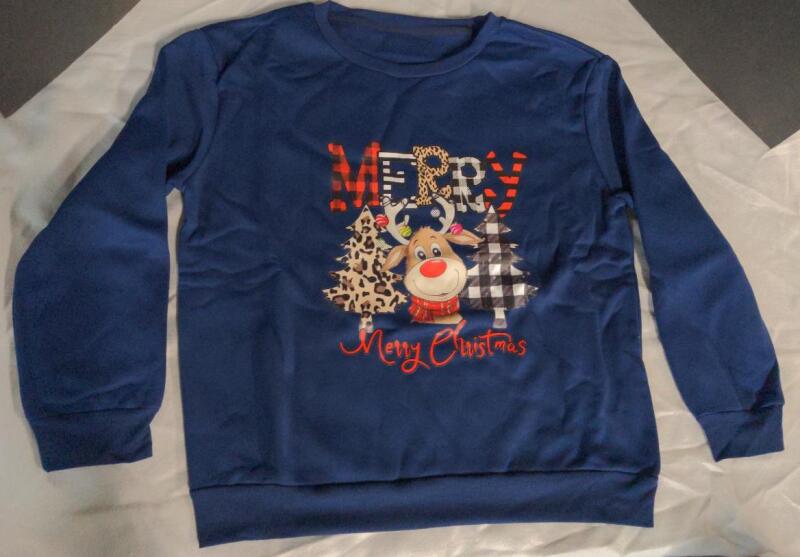 NEW Size Medium Merry Merry Christmas Rudolph Sweater