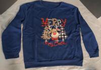 NEW Size Medium Merry Merry Christmas Rudolph Sweater