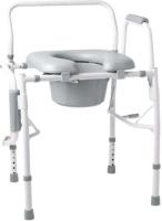 New Drive Deluxe Steel Drop-Arm Commode with Padded Seat, Retail's for