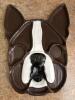 Bulldog Design Solid Wood Charcuterie Serving Tray For Food Platter Fruit Snack <br/>Approximately 10 x7&rsquo;&rsquo; Stock photo added - 3
