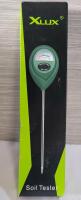 New - Xlux Soil Moisture Meter Tester w/Plant Watering Guide on Box . No Batteries Required