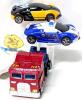 3 New Transforming Robot Vehicle Toys, Up To 5" Long