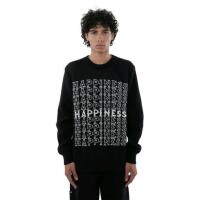 New sz Med/Large Men's WeSC Leon Happiness Logo Sweater