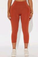 New Women's Sz. Small LAsocociety The Best Stretch Active Legging , Brown .