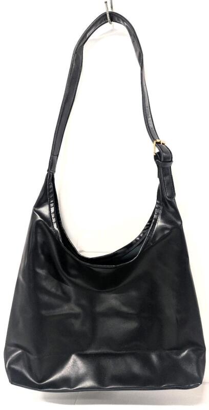 New Classic Handbag With Adjustable Strap & Button Closure. 12.75" &times; 4.25" &times; 17" Excluding Strap