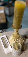 Assorted Candle Lot. Tallest measures 24.5" tall