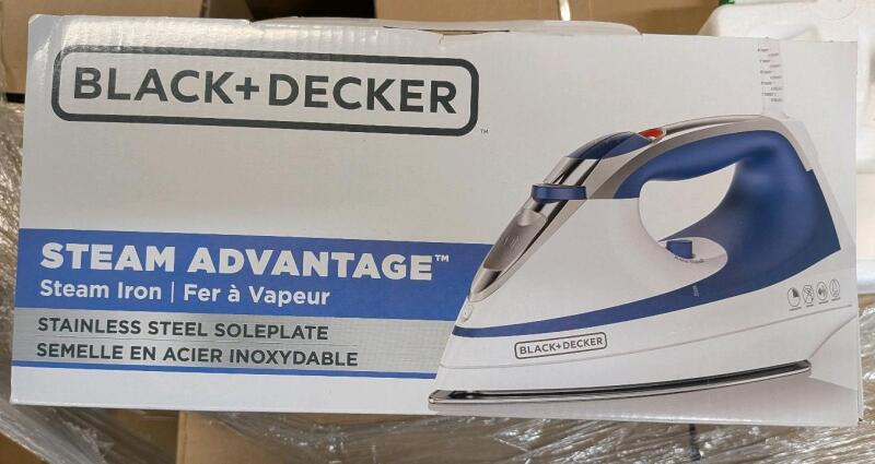 New Black & Decker SteamAdvantage&trade; Iron. Retails for $50