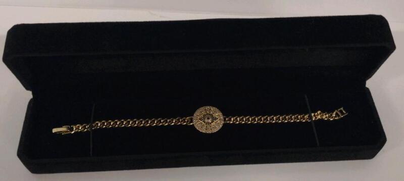 NEW 14K Gold Plated 20.0mm Bracelet - 7.5" Long