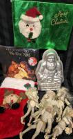 Mixed Christmas- Santa Mold, Stocking, Book, Box +