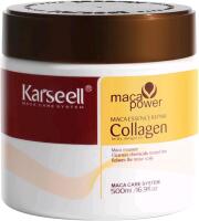 New Sealed Karsseell MACA POWER Collagen Hair Mask, Cleanses Chemically Treated Hair & Relaxes The Scalp, 500ml, EXP 2027