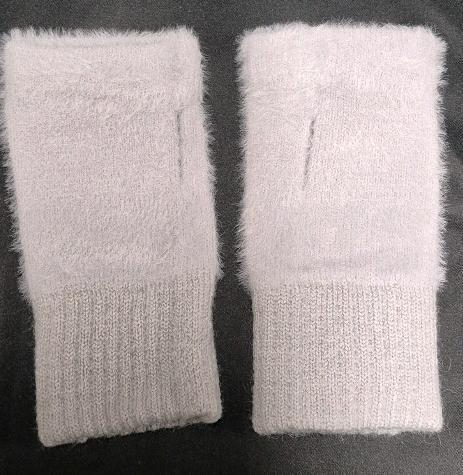 New sz O/S Adult Supwe Soft Fingerless Mitts with Thumb Holes