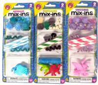 3 New Packs SENSORY TOY Mix-Ins ; Unicorns, Dinosaurs & Mermaids