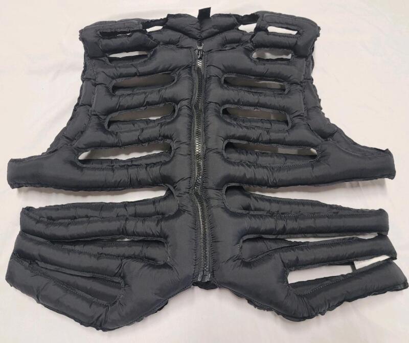 New Unisex Sz. Medium Manfinity Black Skeleton Vest .
