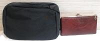 New Zip Up Bag & Leather Wallet