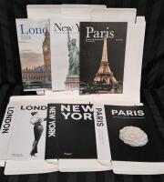 16 New Gift Boxes - 10 Small Clear Side 3 by 4" & 6 Boxes 6.5" by 10.5"