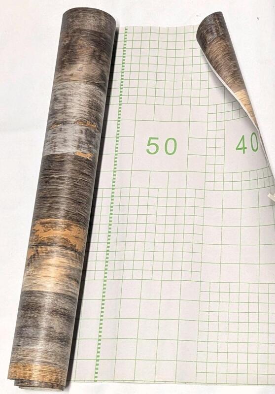 New Peel 'N Stick Tree Bark Print Wallpaper, 40cm &times; 3M (15.75" &times; 9'10")