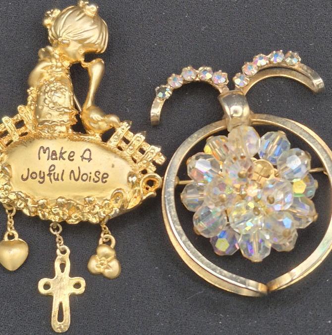 Beautiful Brooches 2" to 3" Long