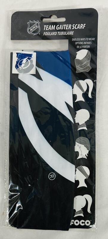 New FOCO Tampa Bay Lightning Gaiter Scarf