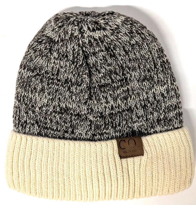 New Adult O/S Knit Tuque With Super Warm Faux Fur Lining