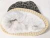 New Adult O/S Knit Tuque With Super Warm Faux Fur Lining - 2