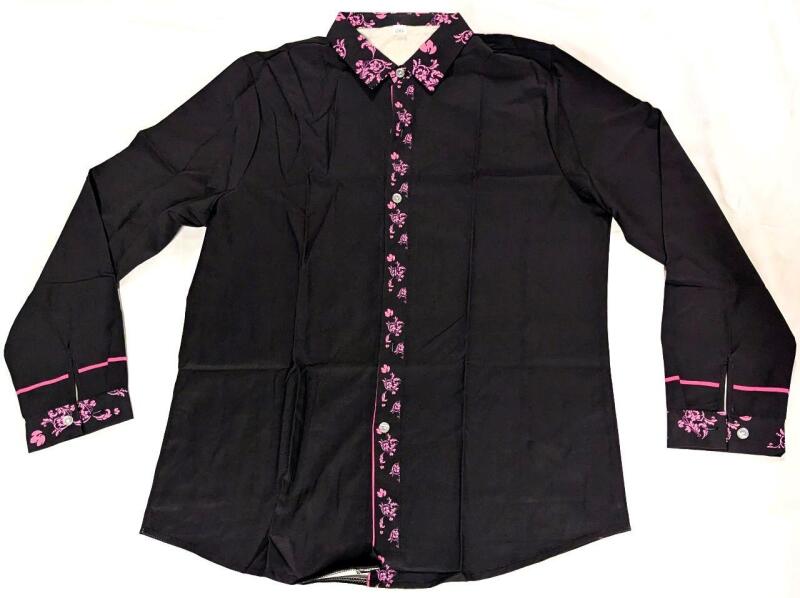 New 2XL Women's Button-Up Long Sleeve Dress Shirt