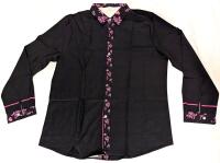 New 2XL Women's Button-Up Long Sleeve Dress Shirt