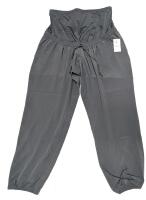 New Size XL Maternity Women's Drawstring Scrub Jogger Pants, Color: Metal Night