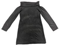 New Size LG Women's Knit Cowl Neck Long Sleeve Sweater Dress