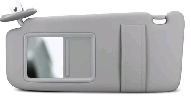 New SAILEAD Left Driver Side Sun Visor Replacement Compatible with Toyota Venza with Sunroof and Light, Replacement for Venza 2009 2010 2011 2012 2013 2014 2015 2016, Grey, LH