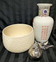 4 Home Decor Items. Tallest Measures 12" Tall