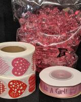 4 New Baby Shower Accessories - 150 Tiny Soothers